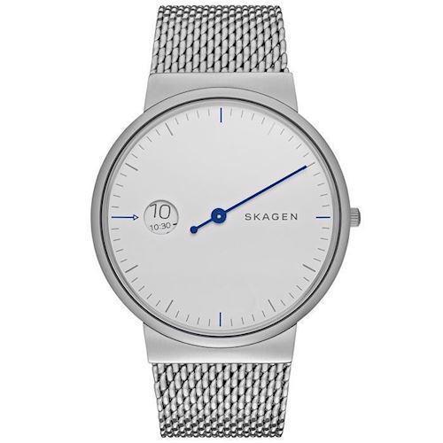 Image of Ancher mat sølv quartz dame ur fra Skagen, SKW6193